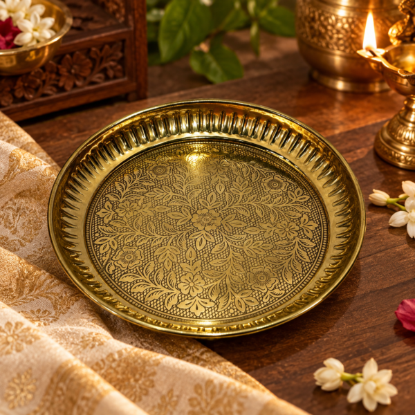 Flower Design plate